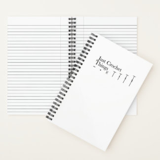 Nur Crochet-Dinge-Notebook Notizbuch