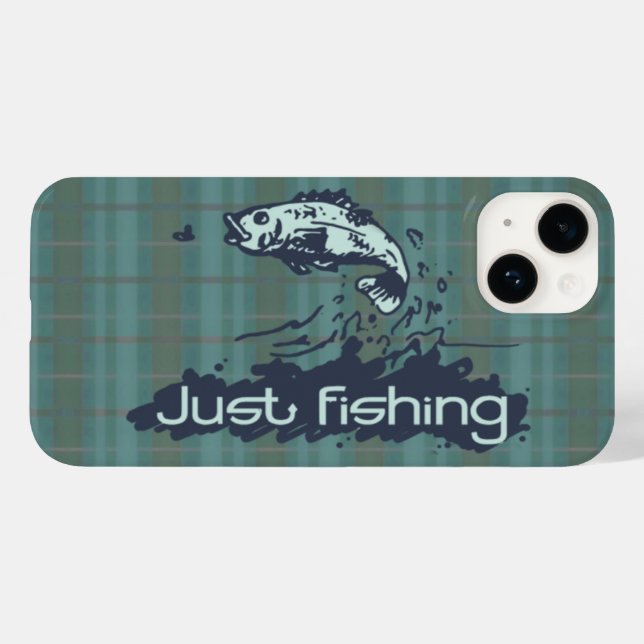 Nur das Fischen von Männern Case-Mate iPhone Hülle (Rückseite (Horizontal))