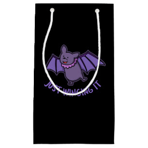 Nur das Gezwitscher Bat Pun Dark BG Kleine Geschenktüte