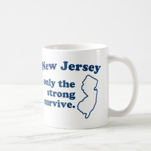 Nur das starke Überleben in New Jersey Kaffeetasse