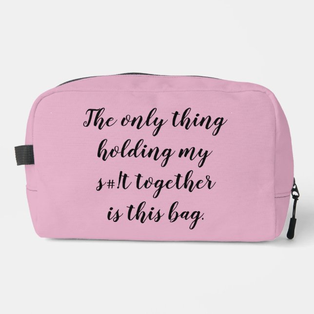 Nur das, was meine s# hält! waschbeutel (Vorderseite)