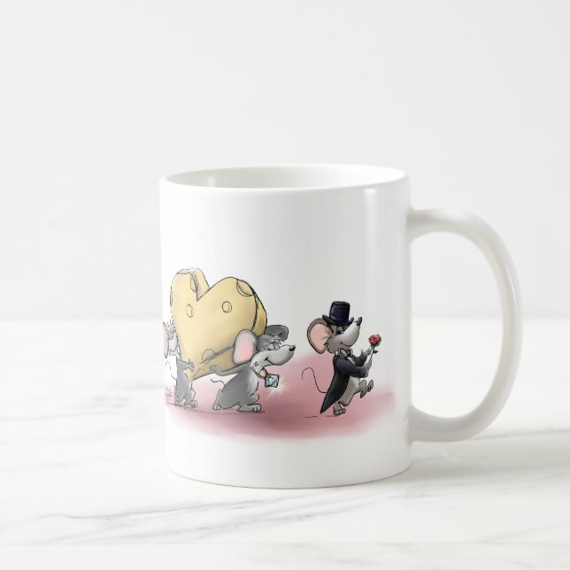 Nur der beste Käse (mit Mic, Mac & Moe) Kaffeetasse (Rechts)