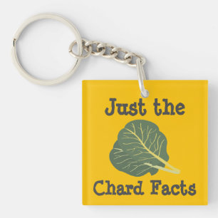 Nur der Chard Facts Schlüsselanhänger