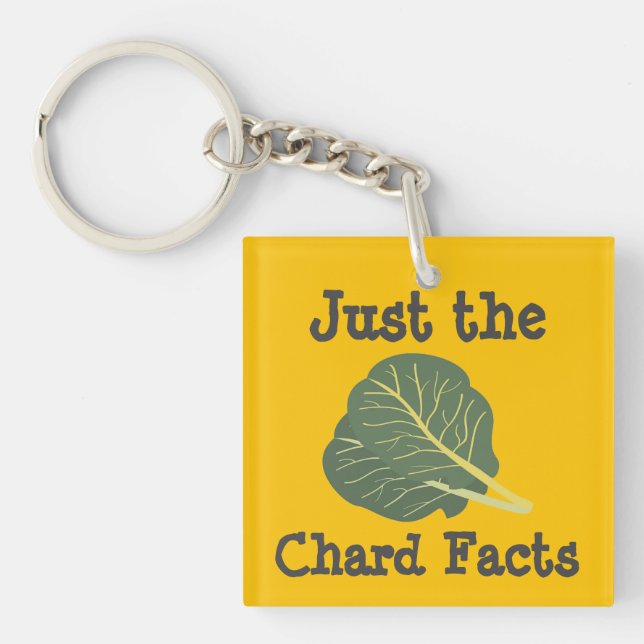 Nur der Chard Facts Schlüsselanhänger (Vorderseite)