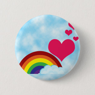 Nur der Regenbogen Button