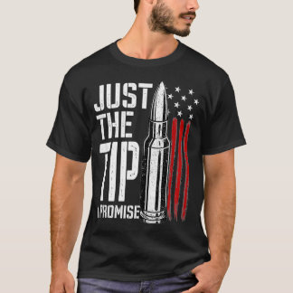 Nur der Tipp I Versprechen Bullet American Flag Gu T-Shirt