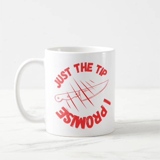 Nur der Tipp I Versprechen Kaffeetasse (Links)