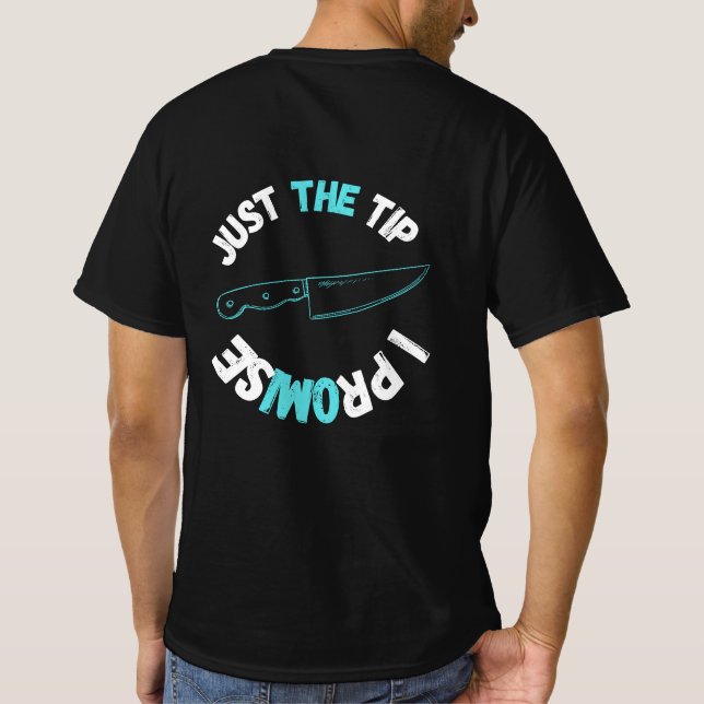 Nur der Tipp I Versprechen T-Shirt (Rückseite)