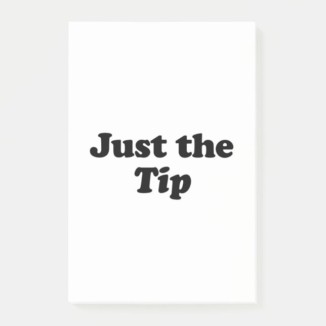 Nur der Tipp Post-it Klebezettel (Vorderseite)