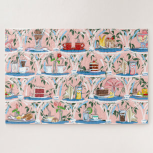 Nur Desserts! French Café Jigsaw Puzzle