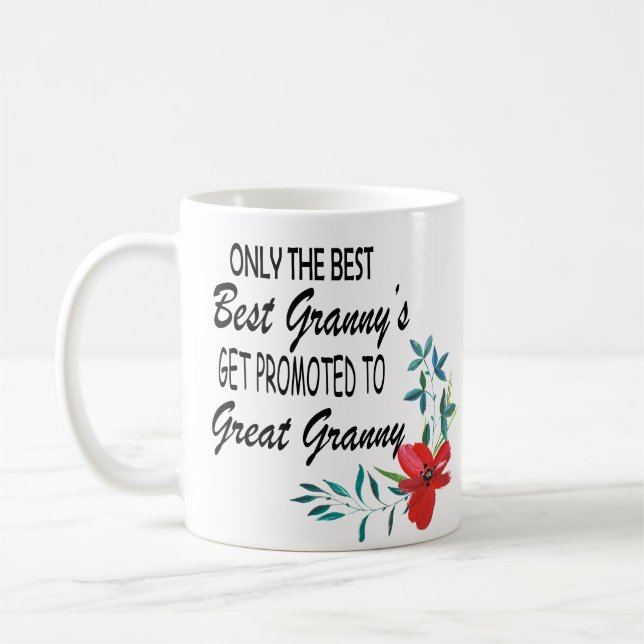  Nur die besten Grannys werden zum großen Gran bef Kaffeetasse (Links)