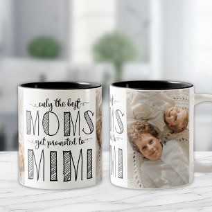 Nur die besten Mamas werden für Mimi angeboten Zweifarbige Tasse