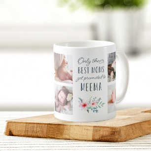 Nur die besten Mamas werden zum Meema Foto angebot Tasse