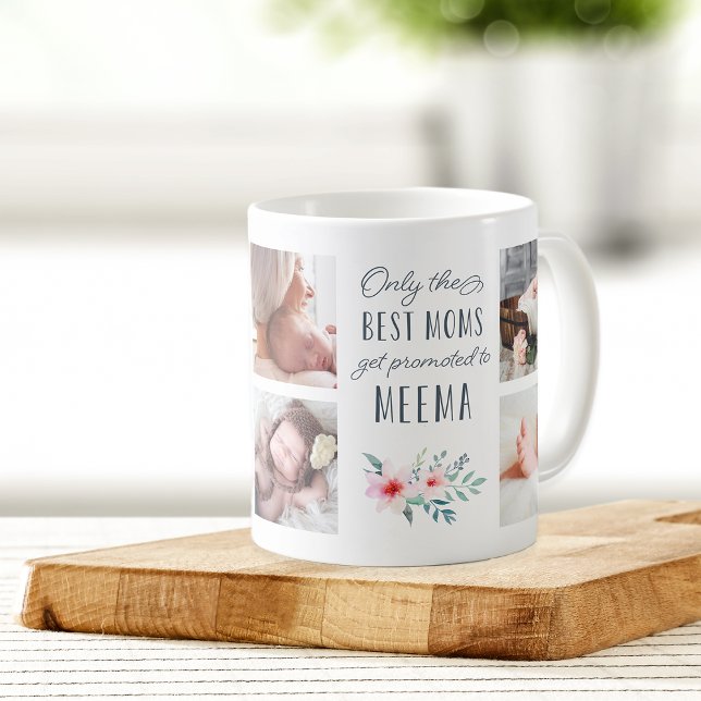 Nur die besten Mamas werden zum Meema Foto angebot Tasse (Von Creator hochgeladen)