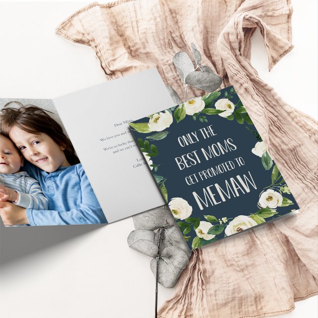 Nur die besten Mamas werden zum Memaw beworben Karte (Von Creator hochgeladen)