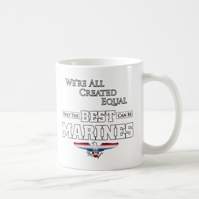 Nur die besten Marines Kaffeetasse (Rechts)