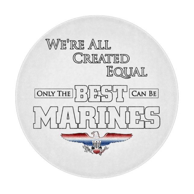 Nur die besten Marines Schneidebrett (Vorderseite)