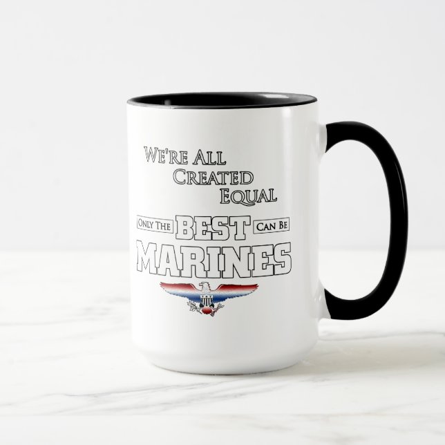 Nur die besten Marines Tasse (Rechts)