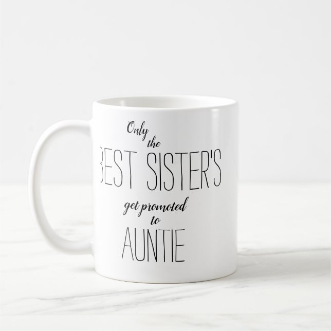 Nur die besten Mums werden zur nanna befördert Kaffeetasse (Links)