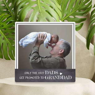 Nur die besten Vater werden für Granddad Foto bewo Fotoplatte