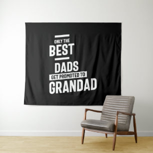 Nur die besten Vater werden für Großformat beworbe Wandteppich