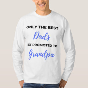Nur die besten Vater werden für Großvater schwarz T-Shirt