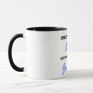 Nur die besten Vater werden für Großvater schwarz  Tasse