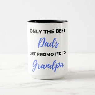 Nur die besten Vater werden für Großvater schwarz  Tasse