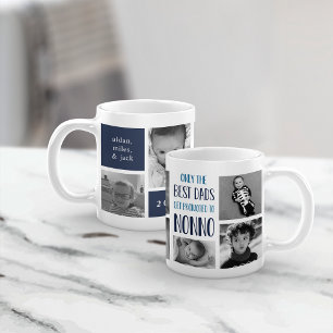 Nur die besten Vater werden für Nonno-Foto beworbe Kaffeetasse