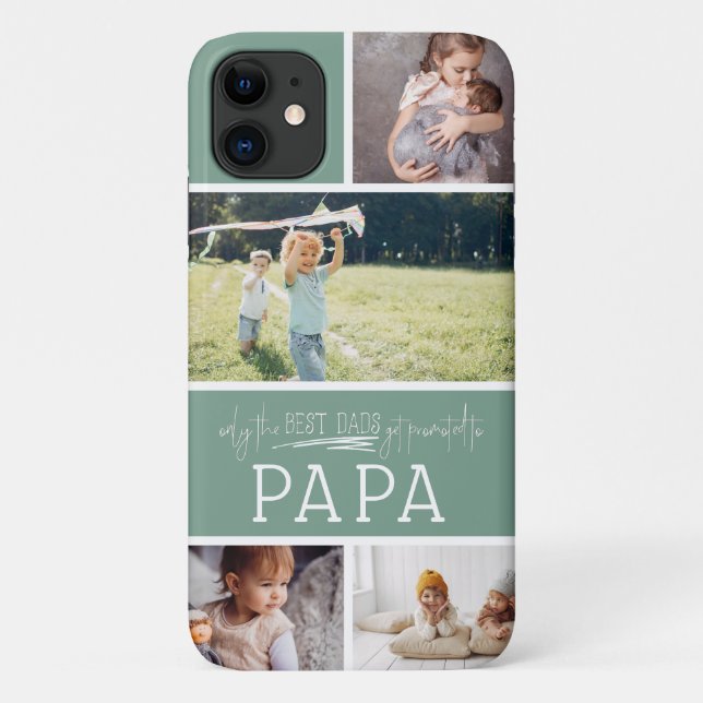Nur die besten Vater werden nach Papa befördert |  Case-Mate iPhone Hülle (Rückseite)