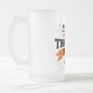Nur die Besten werden... Mattglas Bierglas