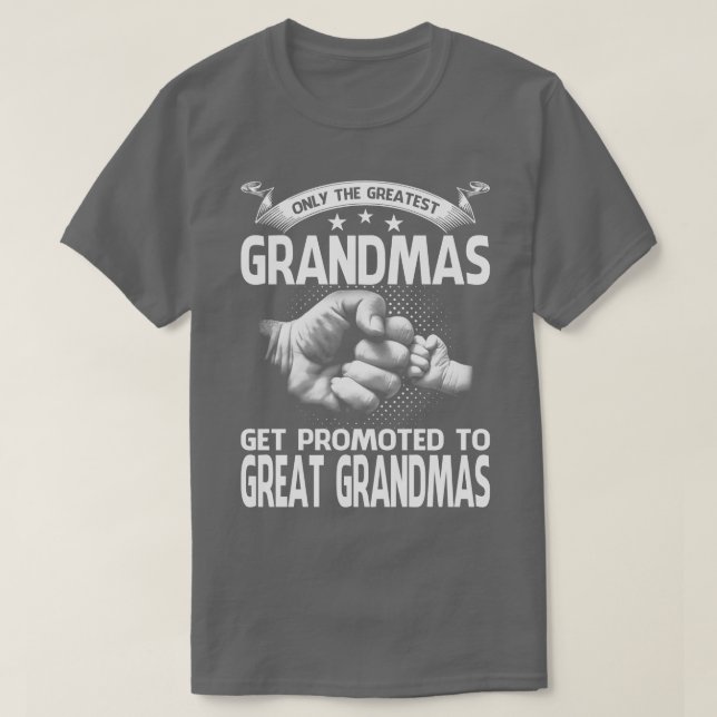 Nur die Beststen Grandmas werden zu Groß G beförde T-Shirt (Design vorne)