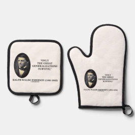 Nur die großen Generalisierungen überleben Emerson Ofenhandschuh & Topflappen-Set