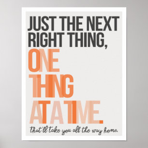 Nur die nächste rechte Seite 11"x14" Kunstdruck Poster