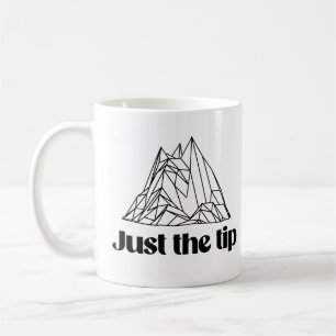 Nur die Spitze Kaffeetasse