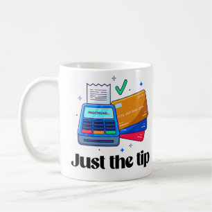 Nur die Spitze Kaffeetasse
