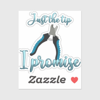 Nur die Spitze zitternd Aufkleber