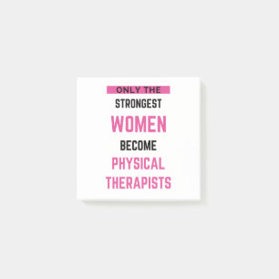 Nur die stärksten Frauen werden körperlich 2 Post-it Klebezettel