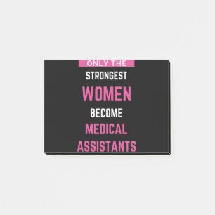 Nur die stärksten Frauen werden medizinische Assis Post-it Klebezettel