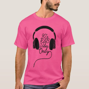 nur DJ-Kopfhörer-Rnb für 90 Rb Vibes T-Shirt