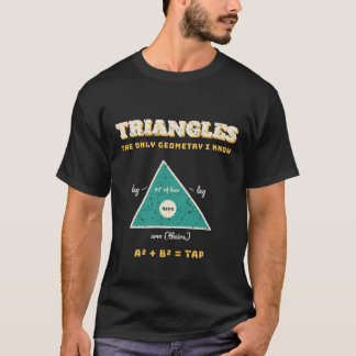 Nur Dreiecke Geometrie, die ich kenne, Jiu Jitsu-S T-Shirt