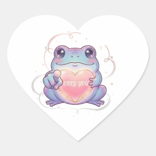 Nur Du Frosch Aufkleber Süßer Frosch Leuchtendes H