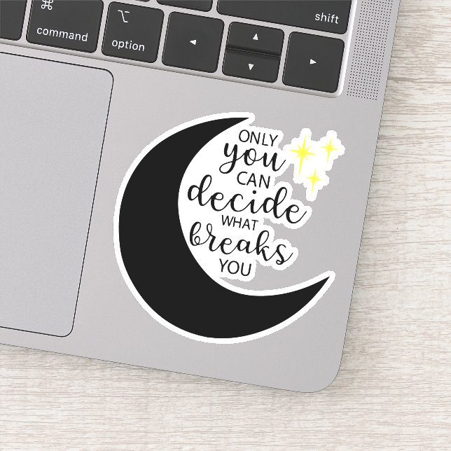 Nur du kannst entscheiden, welche Pausen du hast Aufkleber (Detail)