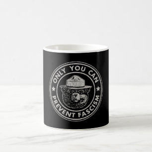 Nur du kannst Faschismus verhindern Vintage Resist Kaffeetasse