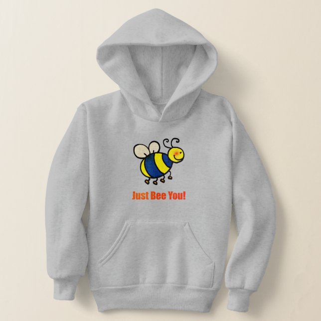 Nur du Niedlicher Cartoon Bee Art sein Hoodie (Ablage )