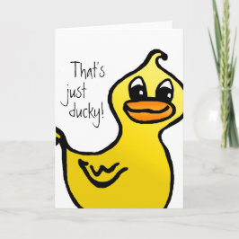 Nur Ducky! Karte