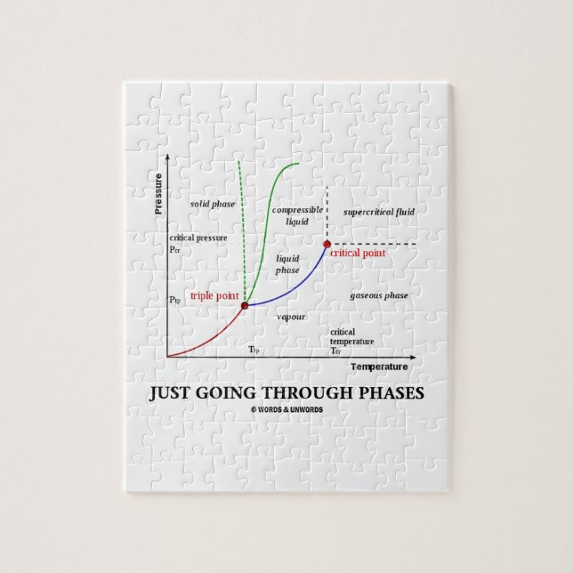 Nur durch die Phasen der Wasserchemie Puzzle (Vertikal)