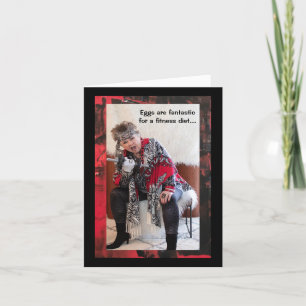 Nur Eier oder sonst eine geklappte Grußkarte Karte