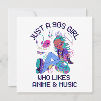 Nur ein 90er-Mädchen, das Musik mag