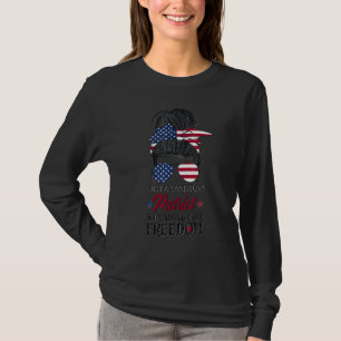 Nur ein amerikanischer Patriot, der für Freiheit S T-Shirt